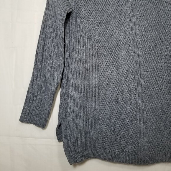 Madewell Hexcomb Texture sweater gray size XS crewneck pullover knit style E5058 - Picture 6 of 8